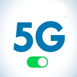 Ícone de 5g lte uso de dados